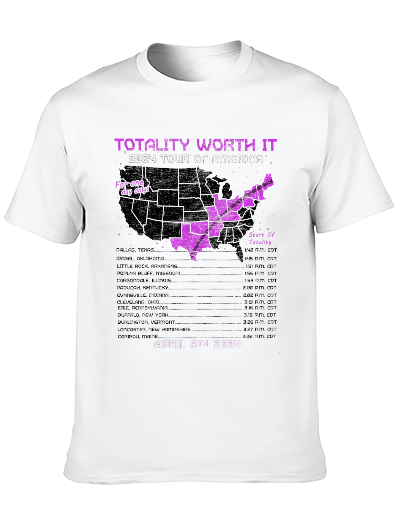 Total Solar Eclipse 2024 T-Shirt
