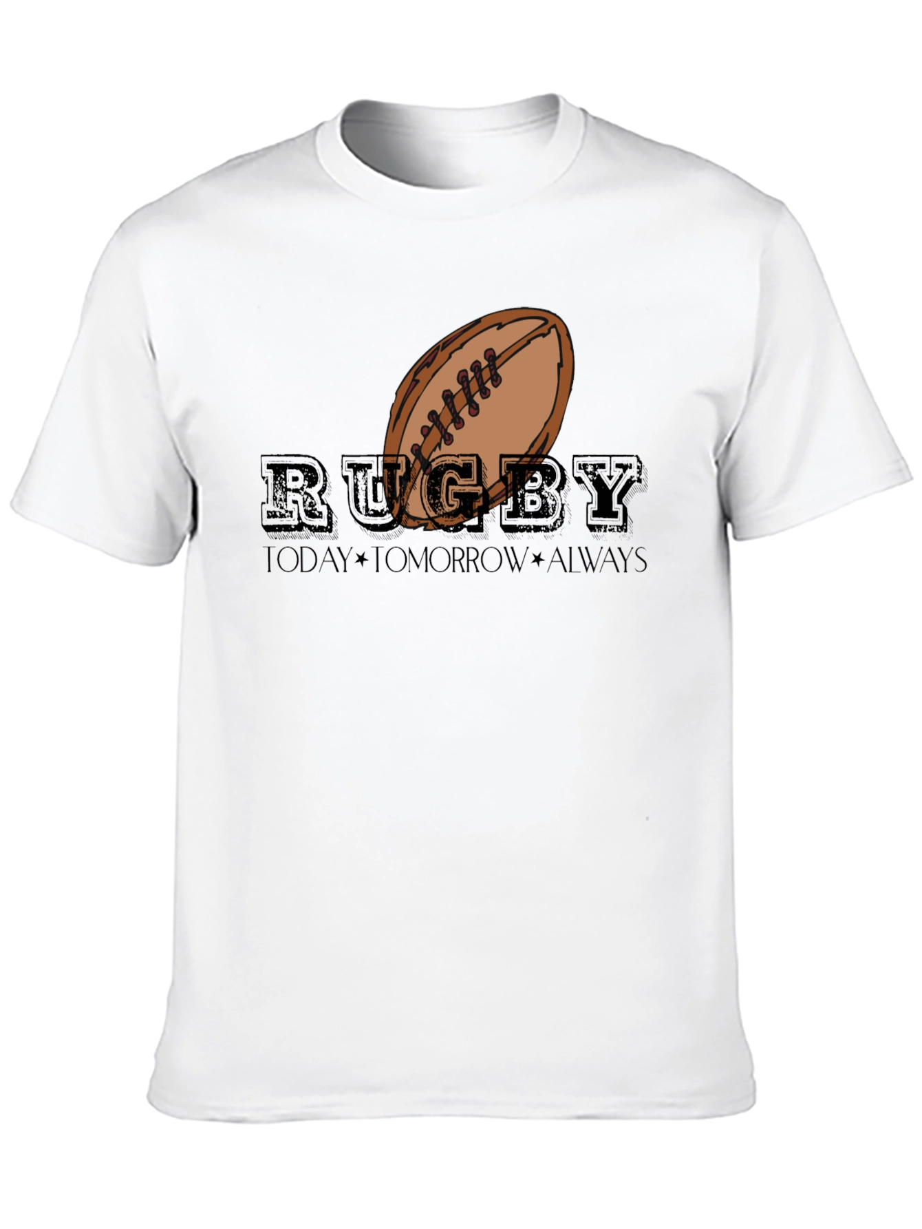 Rugby Today Tomorrow Always Graphic T-Shirt