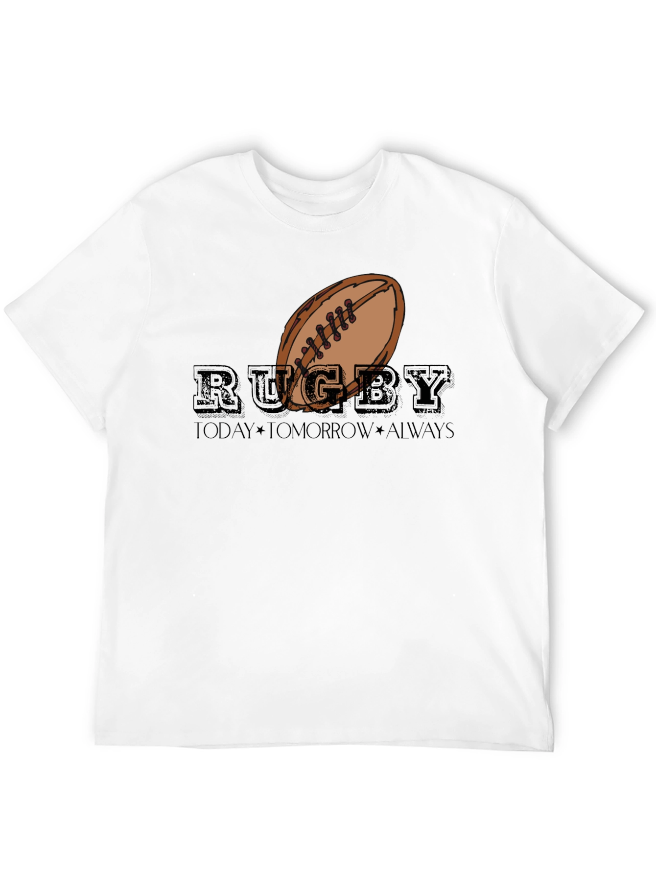 Rugby Today Tomorrow Always Graphic T-Shirt