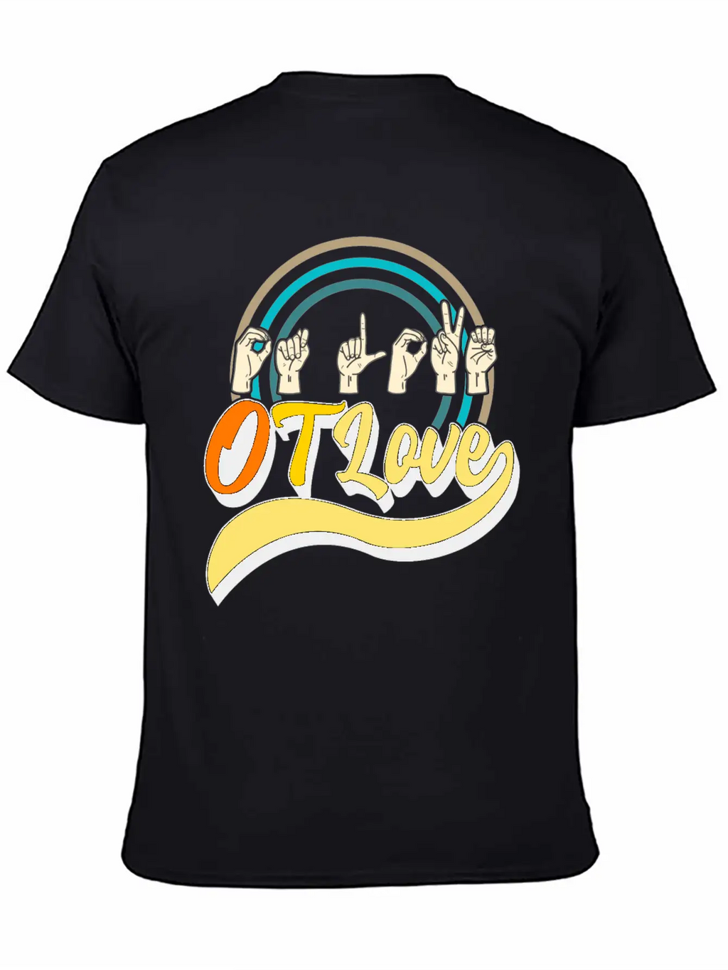 Occupational Therapy Shirt, OT Love 3 Tee, OT Relaxed Everyday Tee – Lightweight And Durable Cotton