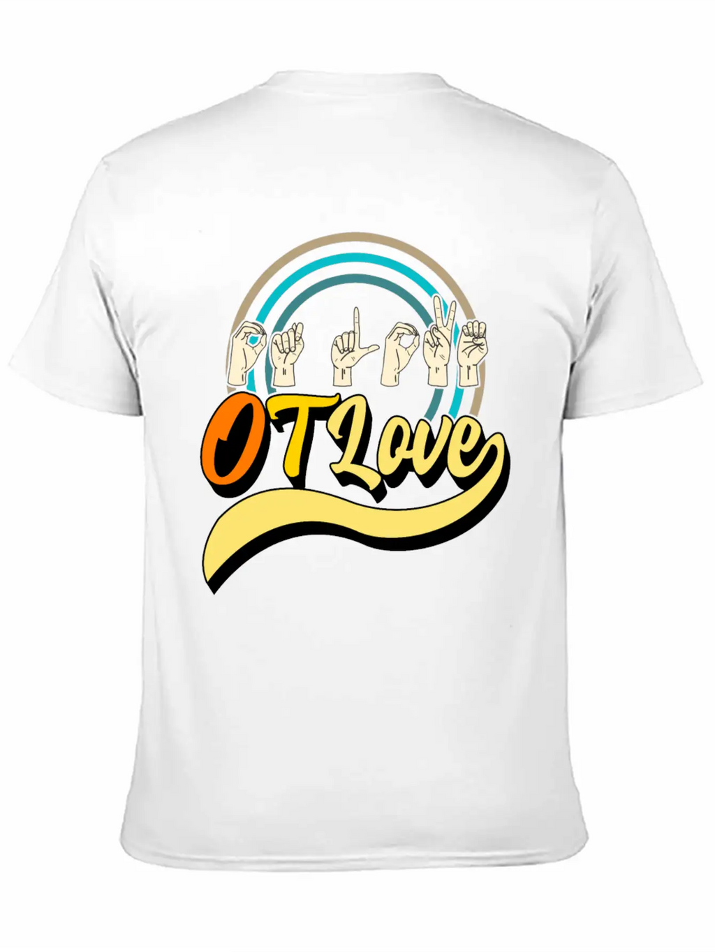 Occupational Therapy Shirt, OT Love 3 Tee, OT Relaxed Everyday Tee – Lightweight And Durable Cotton