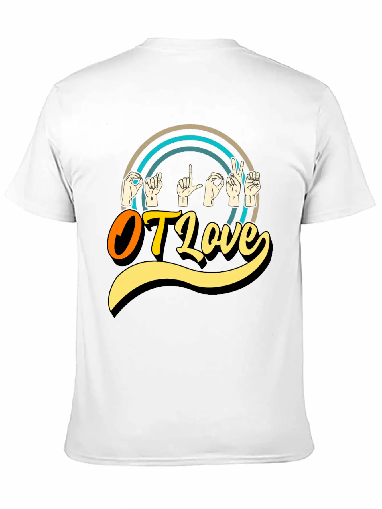 Occupational Therapy Shirt, OT Love 3 Tee, OT Relaxed Everyday Tee – Lightweight And Durable Cotton