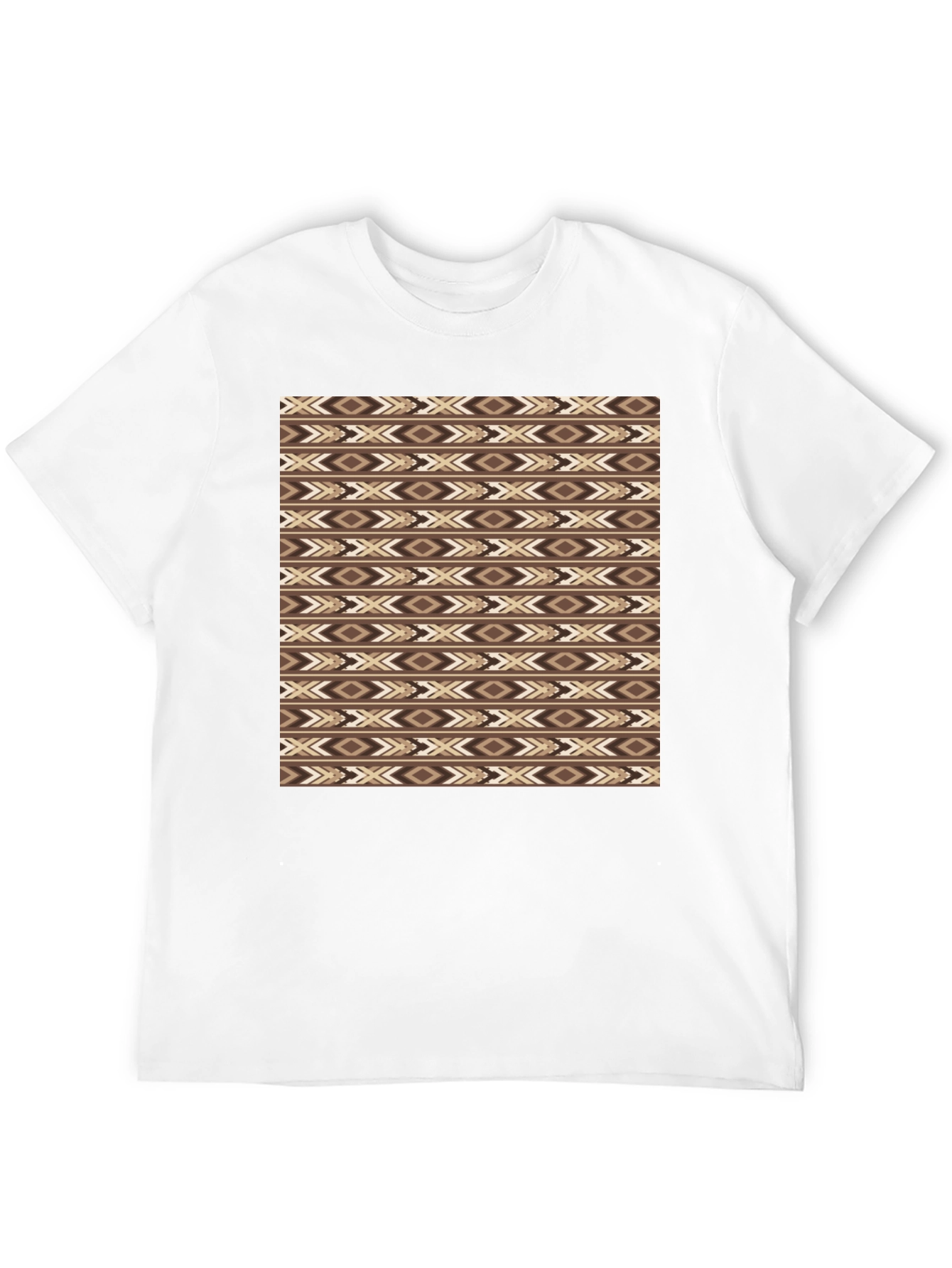 Aztec Print Black T-Shirt - Stylish Casual Wear