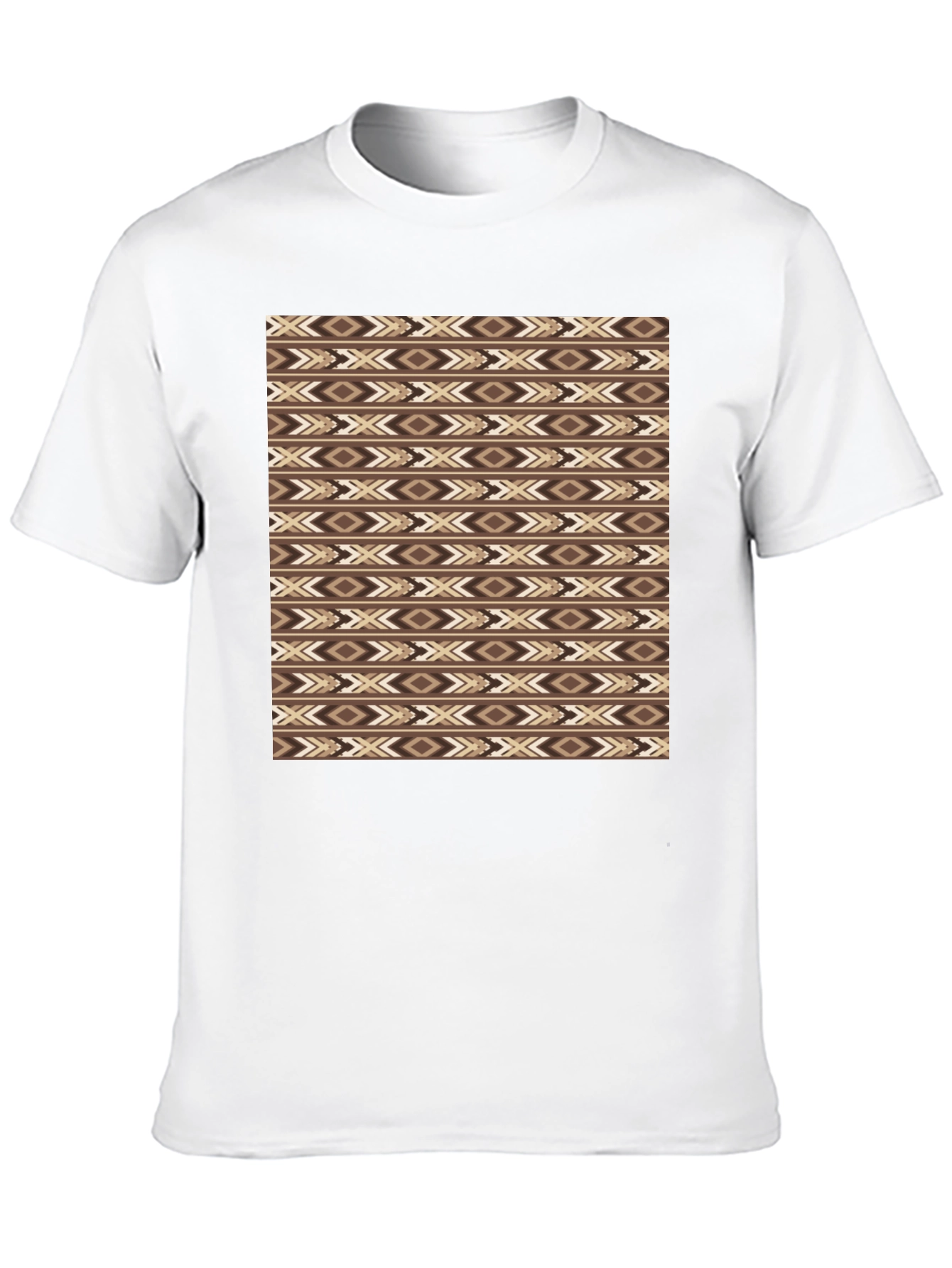 Aztec Print Black T-Shirt - Stylish Casual Wear