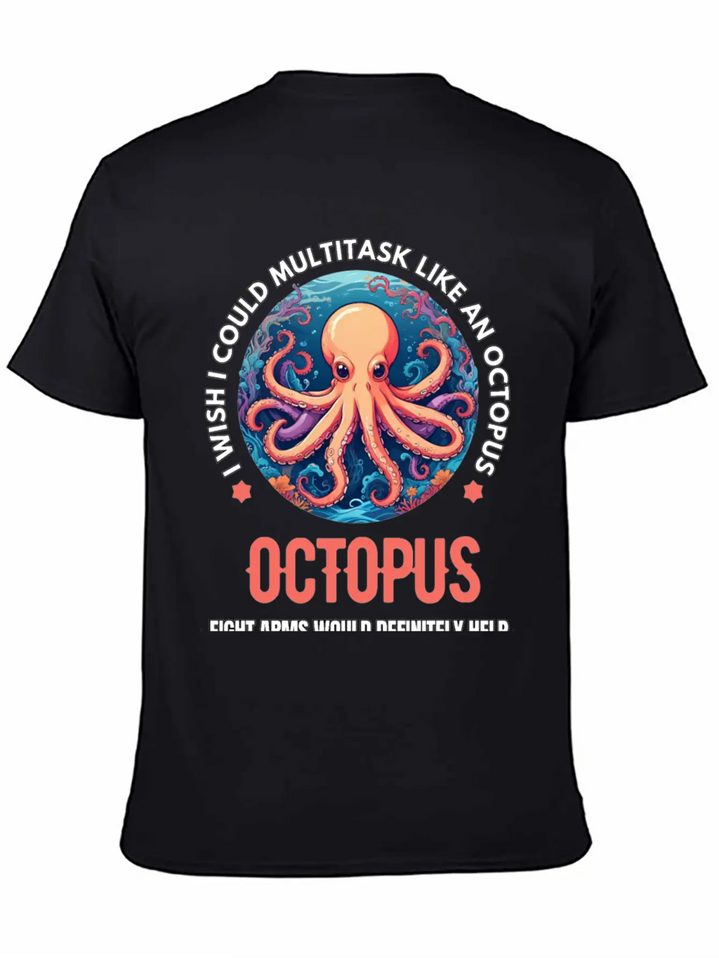Octopus Breathable Soft Cotton T-Shirt – Timeless Casual Look