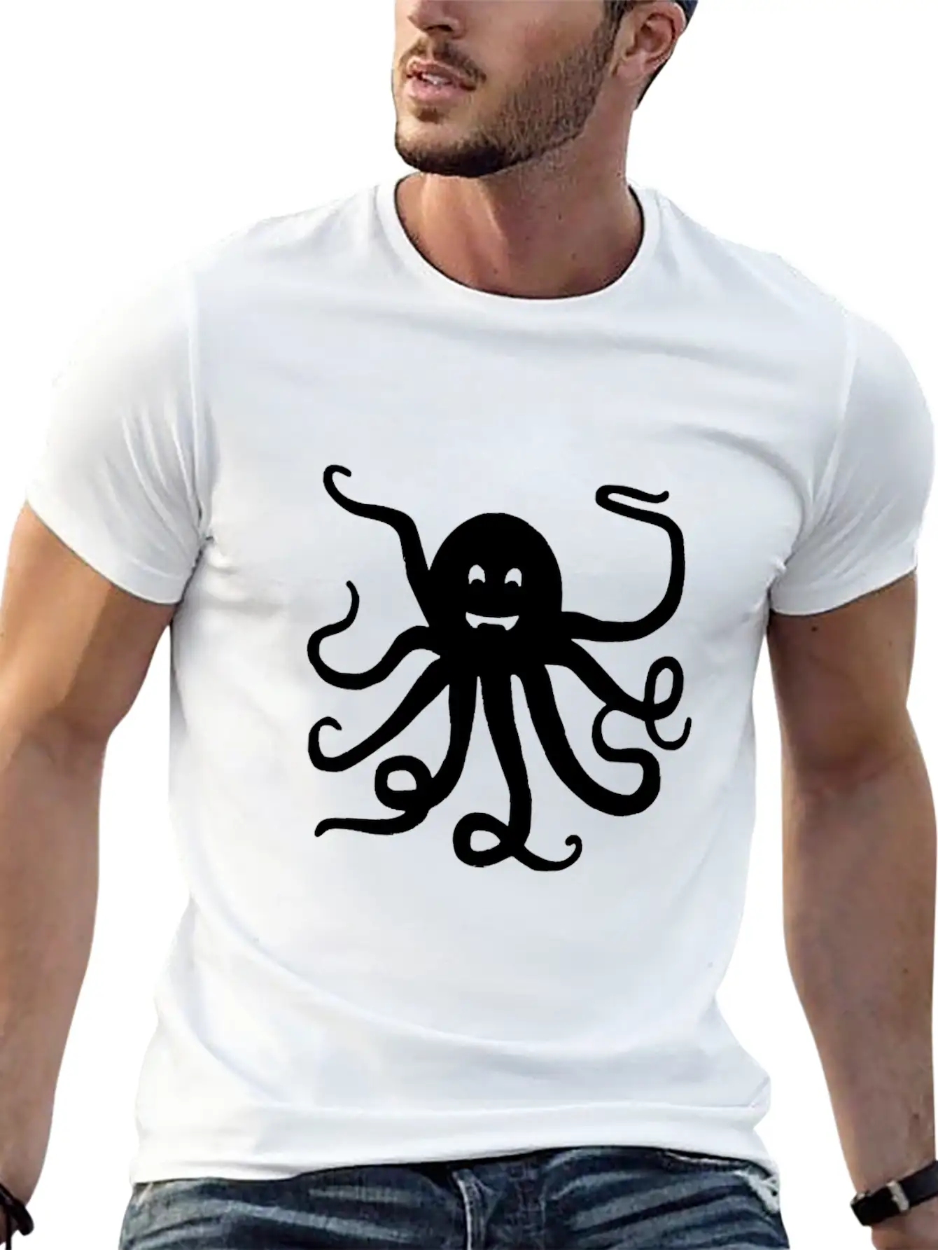 Octopus Tie Dye Festival Raver Funny Groovy Animal Unisex Casual T-Shirt – Clean Design For Daily Comfort