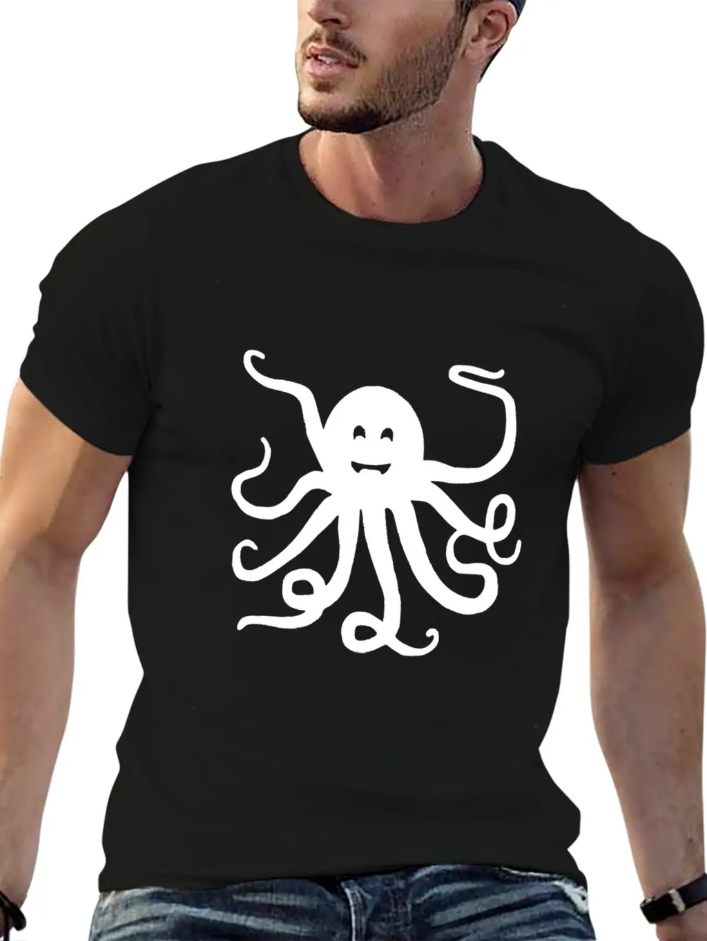 Octopus Tie Dye Festival Raver Funny Groovy Animal Unisex Casual T-Shirt – Clean Design For Daily Comfort