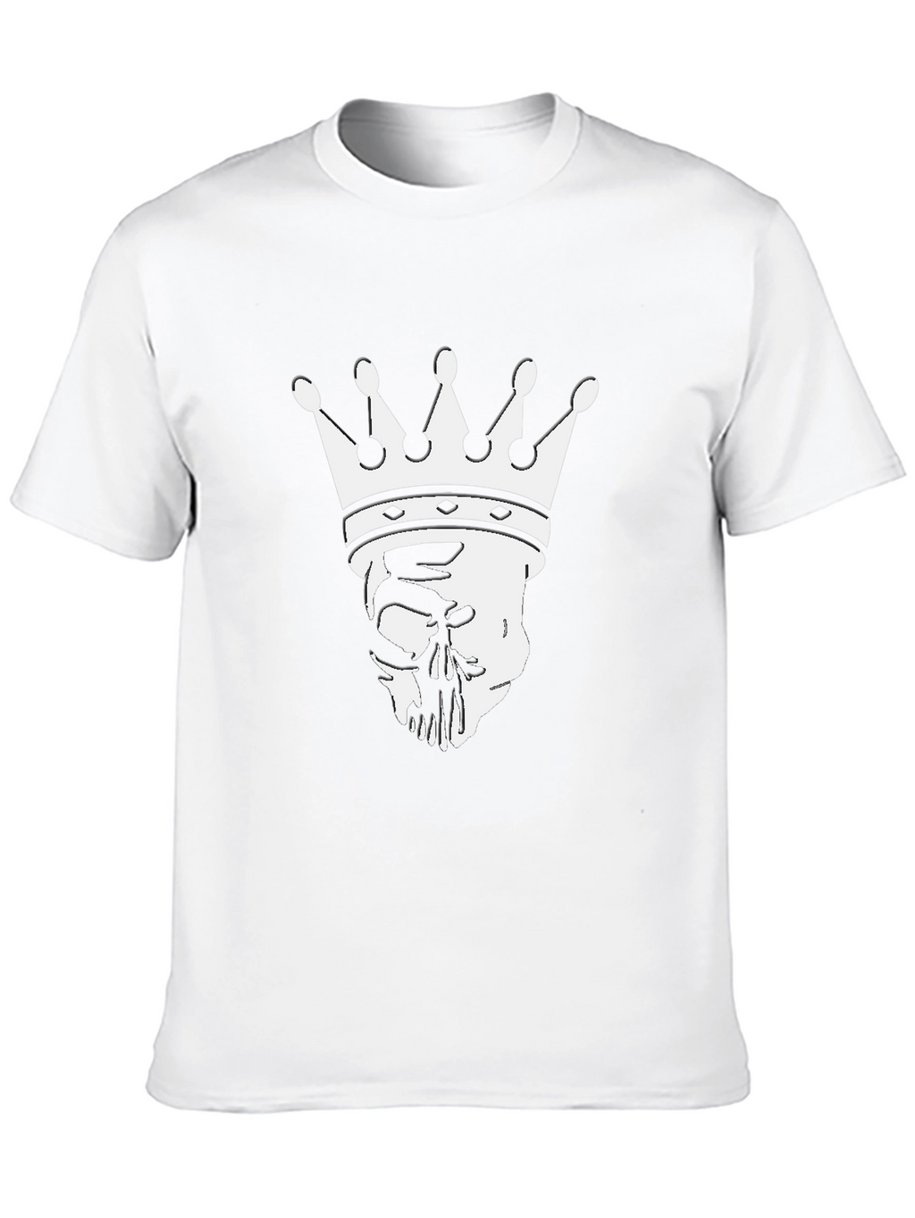 Skull King Graphic Tee - Black Cotton T-Shirt
