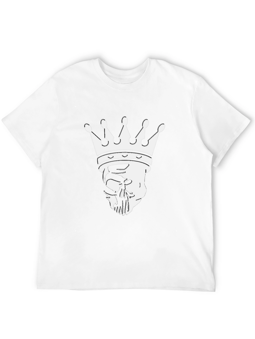 Skull King Graphic Tee - Black Cotton T-Shirt