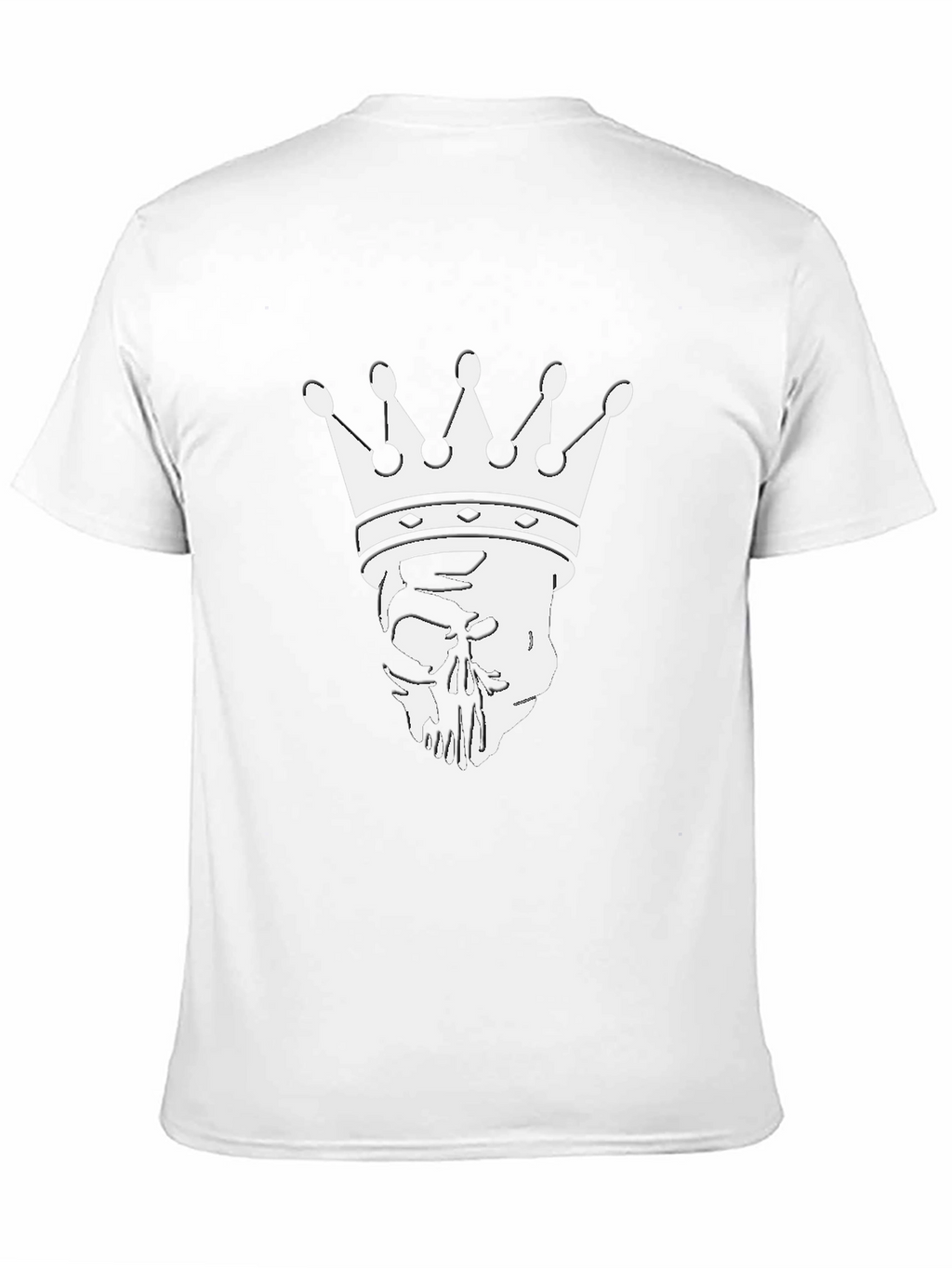 Skull King Graphic Tee - Black Cotton T-Shirt