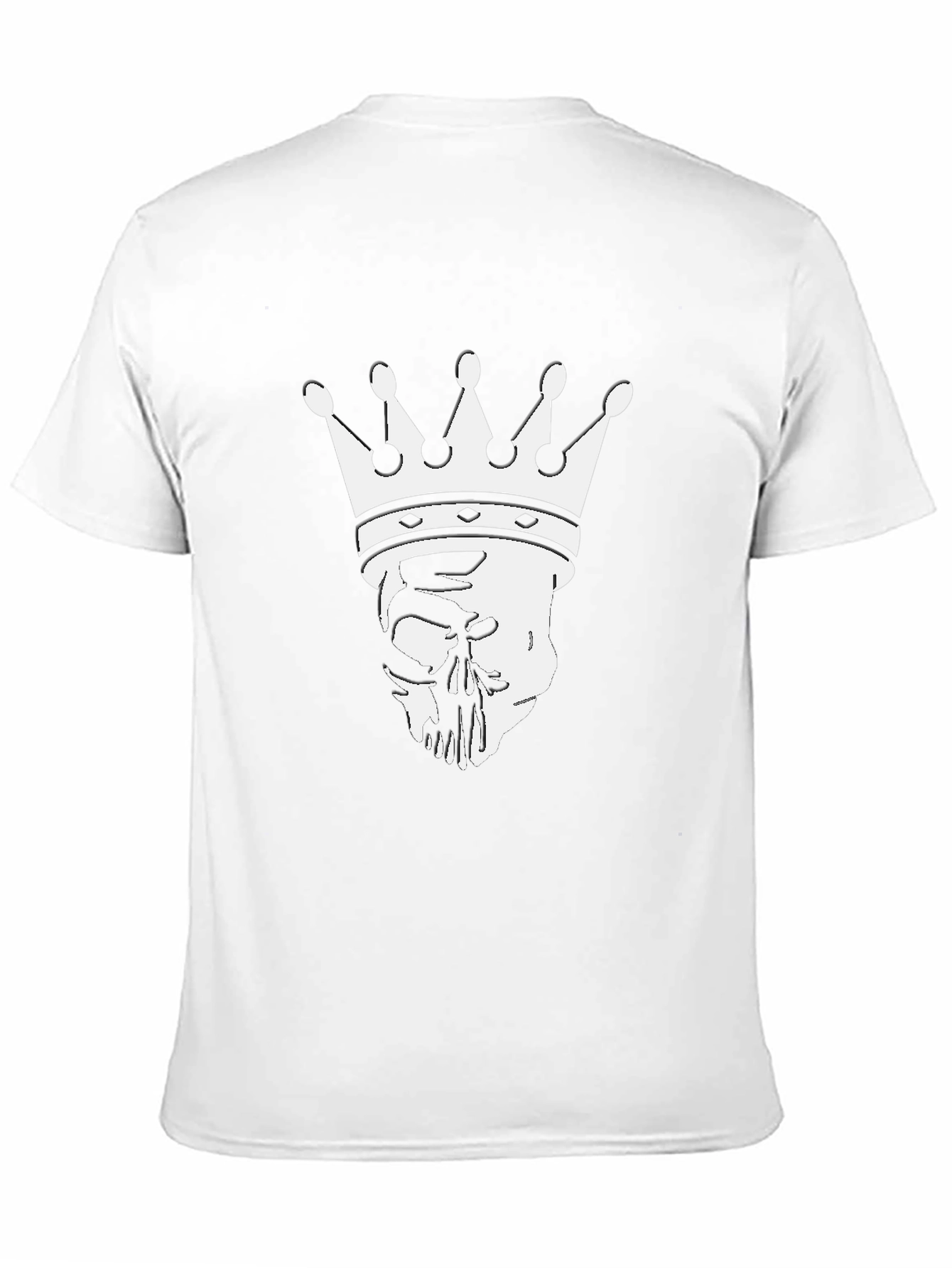 Skull King Graphic Tee - Black Cotton T-Shirt