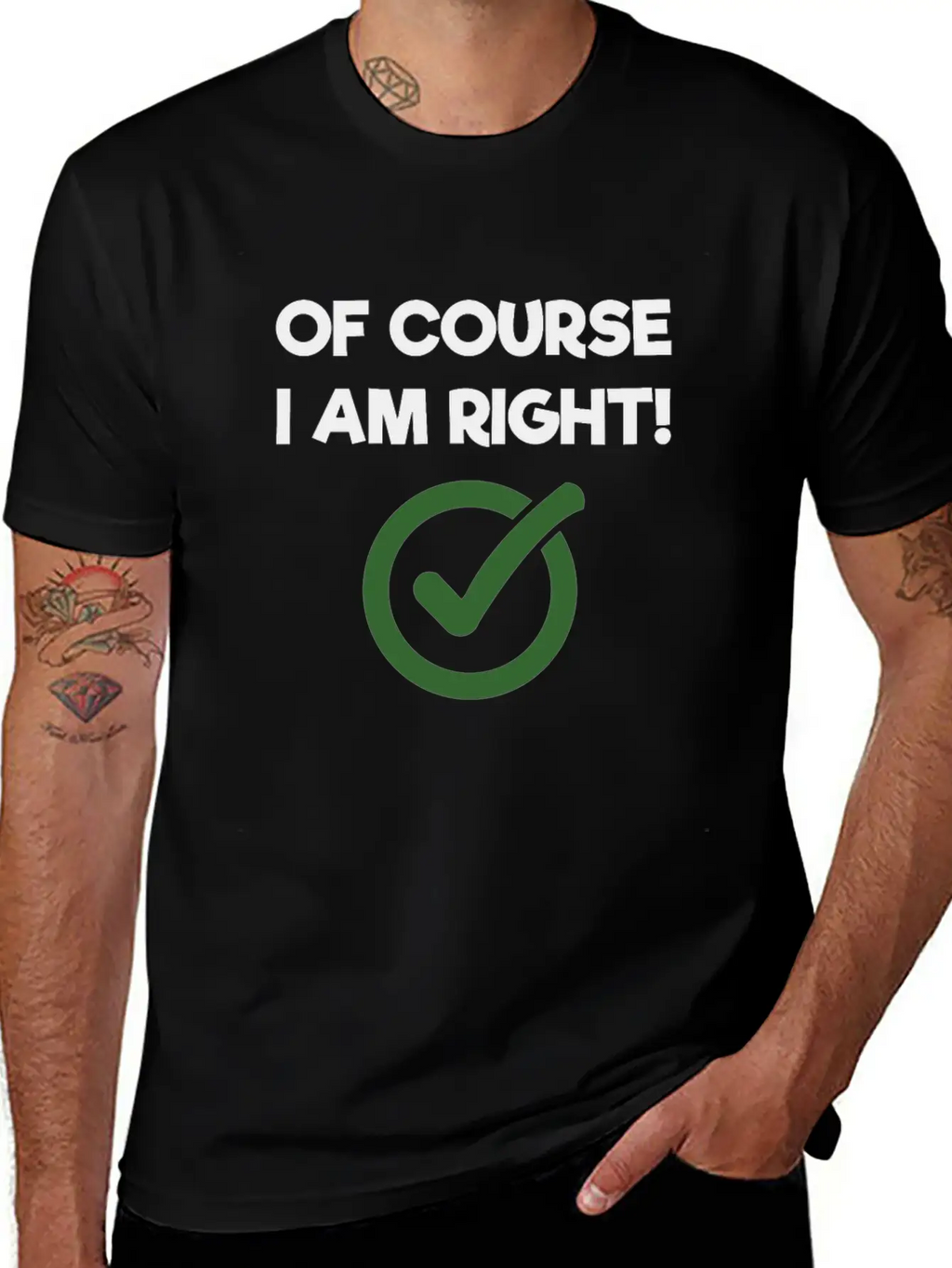 Of Course I Am Right Sarcastic Classic Cotton Tee – Unisex Comfort For Any Season