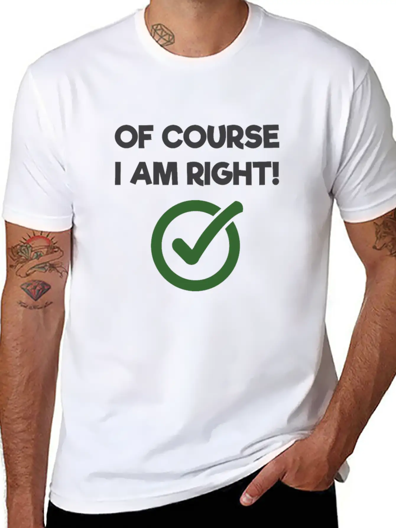 Of Course I Am Right Sarcastic Classic Cotton Tee – Unisex Comfort For Any Season