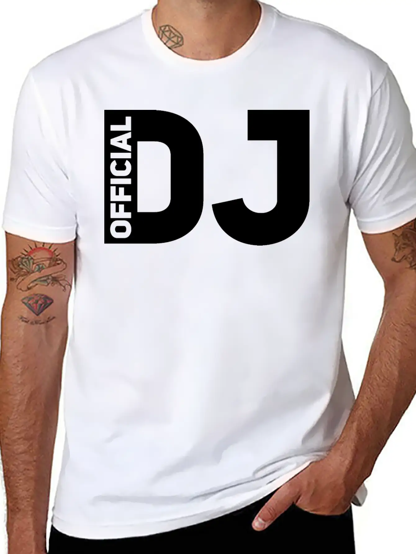 Official DJ Basic Graphic T-Shirt – Daily Comfort In Soft Cotton