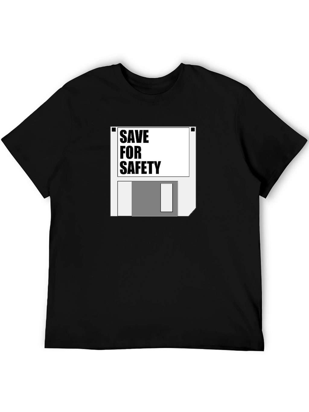 Save for Safety Floppy Disk Graphic T-Shirt