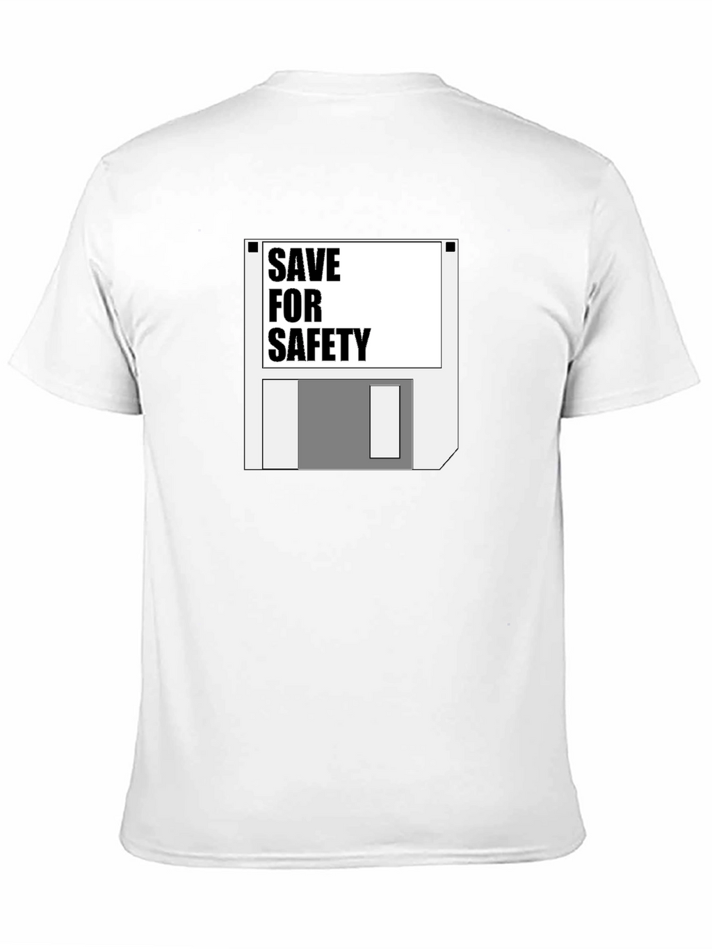Save for Safety Floppy Disk Graphic T-Shirt