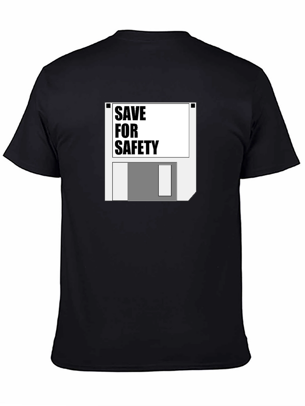 Save for Safety Floppy Disk Graphic T-Shirt