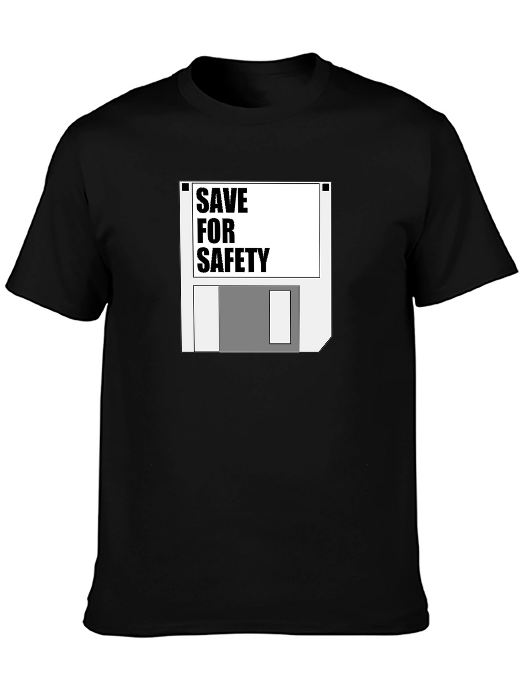 Save for Safety Floppy Disk Graphic T-Shirt