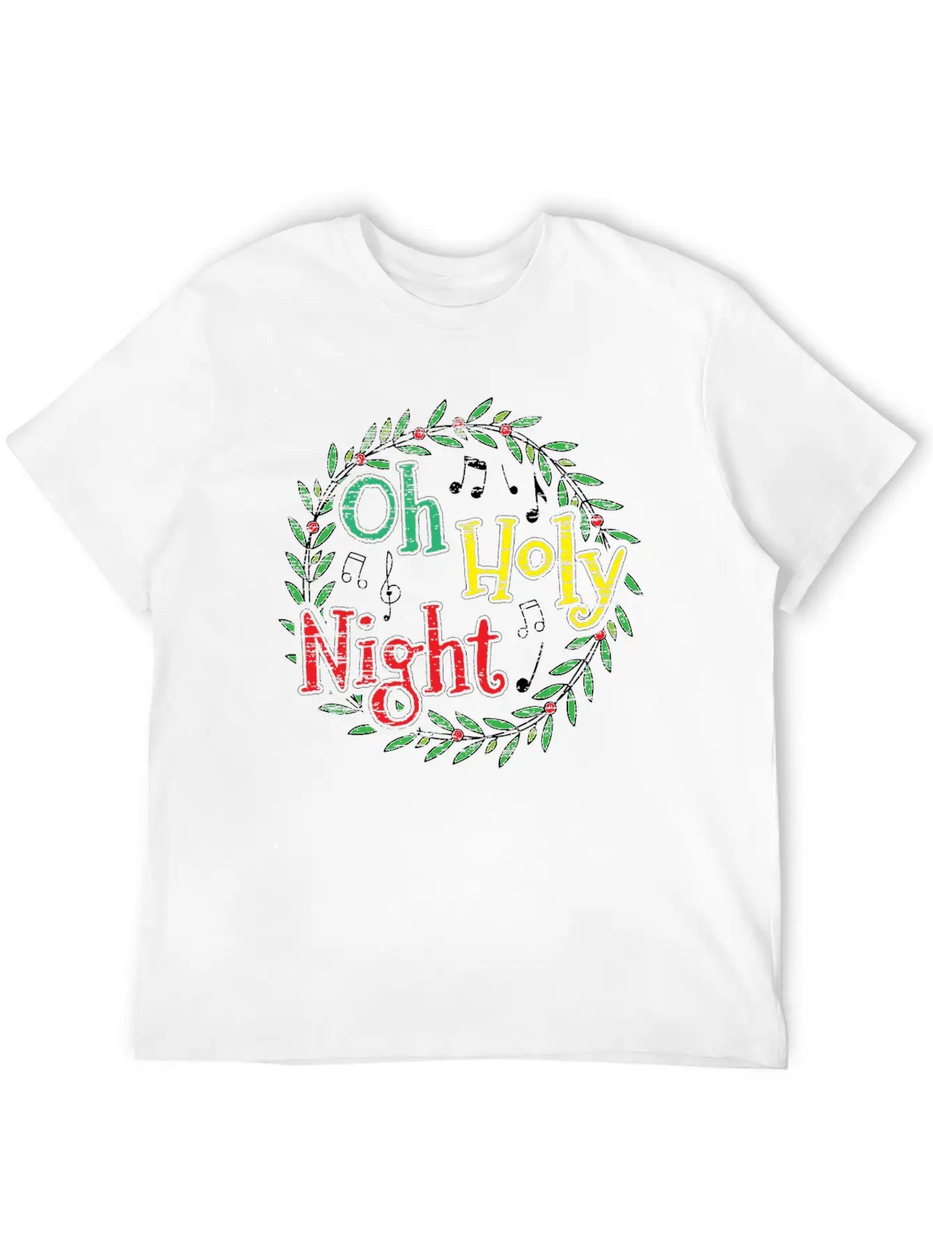 Oh Holy Night Christmas Song Xmas Classic Cotton Tee – Unisex Comfort For Any Season