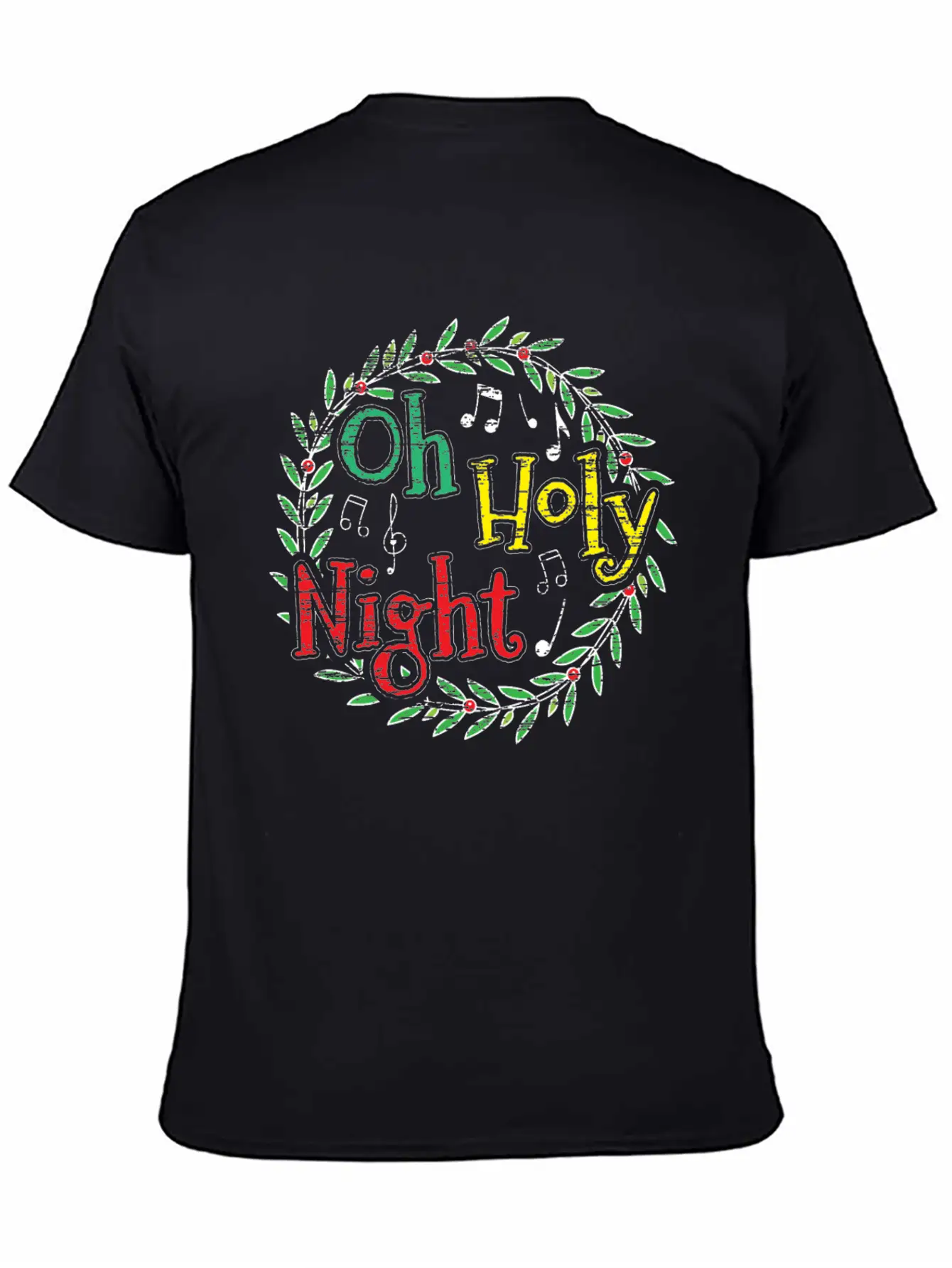 Oh Holy Night Christmas Song Xmas Classic Cotton Tee – Unisex Comfort For Any Season