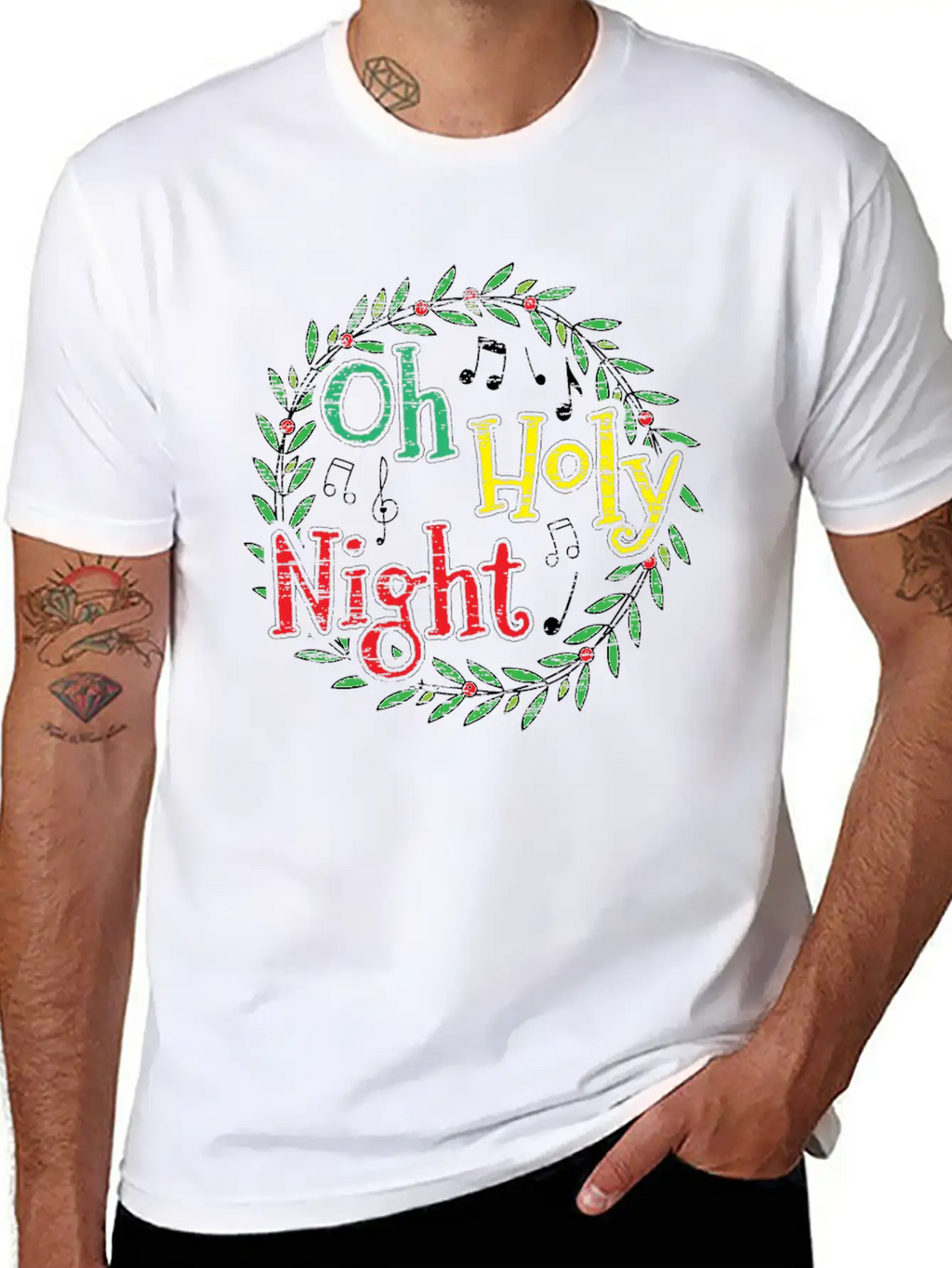 Oh Holy Night Christmas Song Xmas Classic Cotton Tee – Unisex Comfort For Any Season