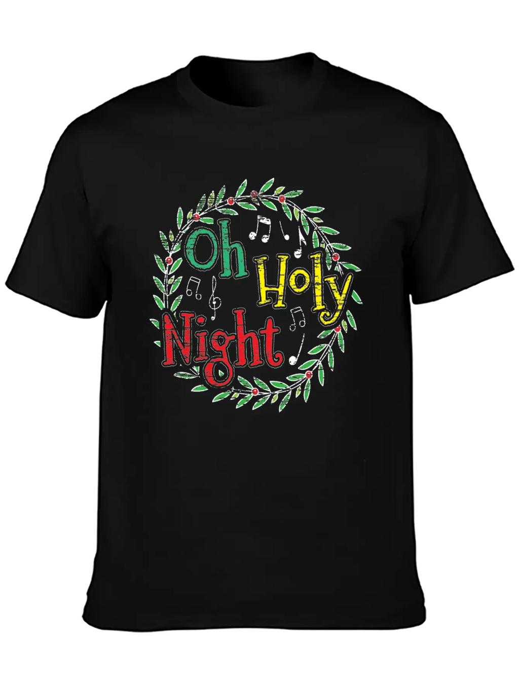 Oh Holy Night Christmas Song Xmas Classic Cotton Tee – Unisex Comfort For Any Season