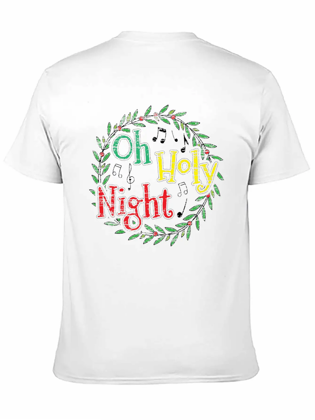 Oh Holy Night Christmas Song Xmas Classic Cotton Tee – Unisex Comfort For Any Season