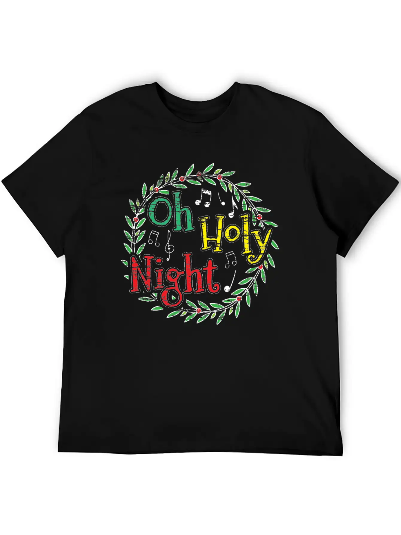 Oh Holy Night Christmas Song Xmas Classic Cotton Tee – Unisex Comfort For Any Season