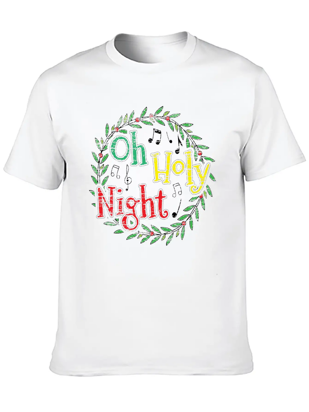 Oh Holy Night Christmas Song Xmas Classic Cotton Tee – Unisex Comfort For Any Season