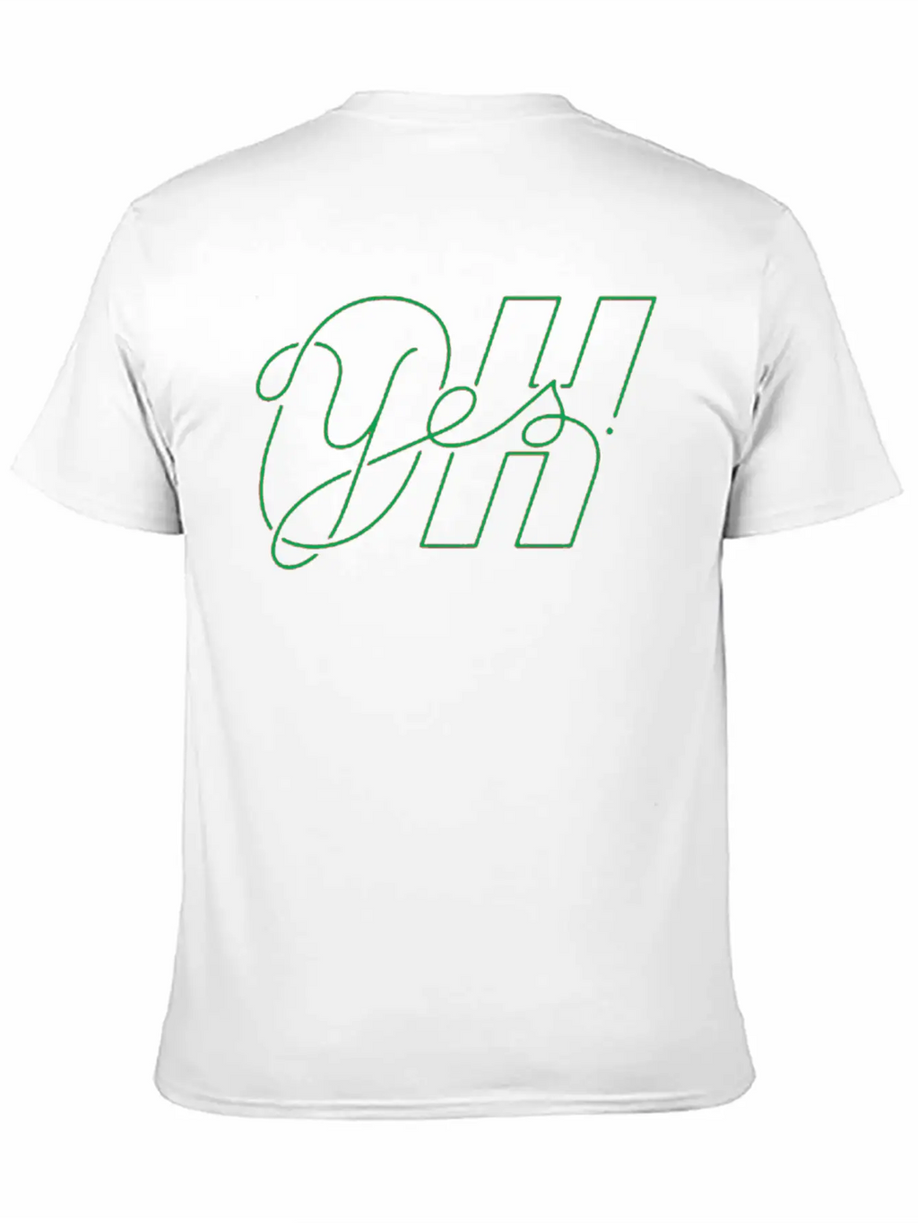 Oh Yes Title Of Creativity Calligraphy Text Arts Classic Cotton Tee – Unisex Comfort For Any Season