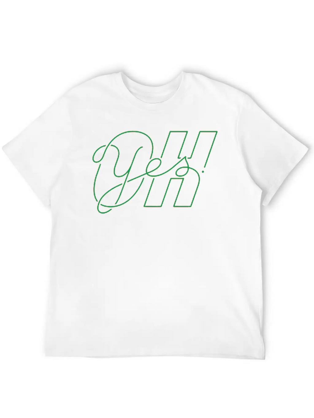Oh Yes Title Of Creativity Calligraphy Text Arts Classic Cotton Tee – Unisex Comfort For Any Season