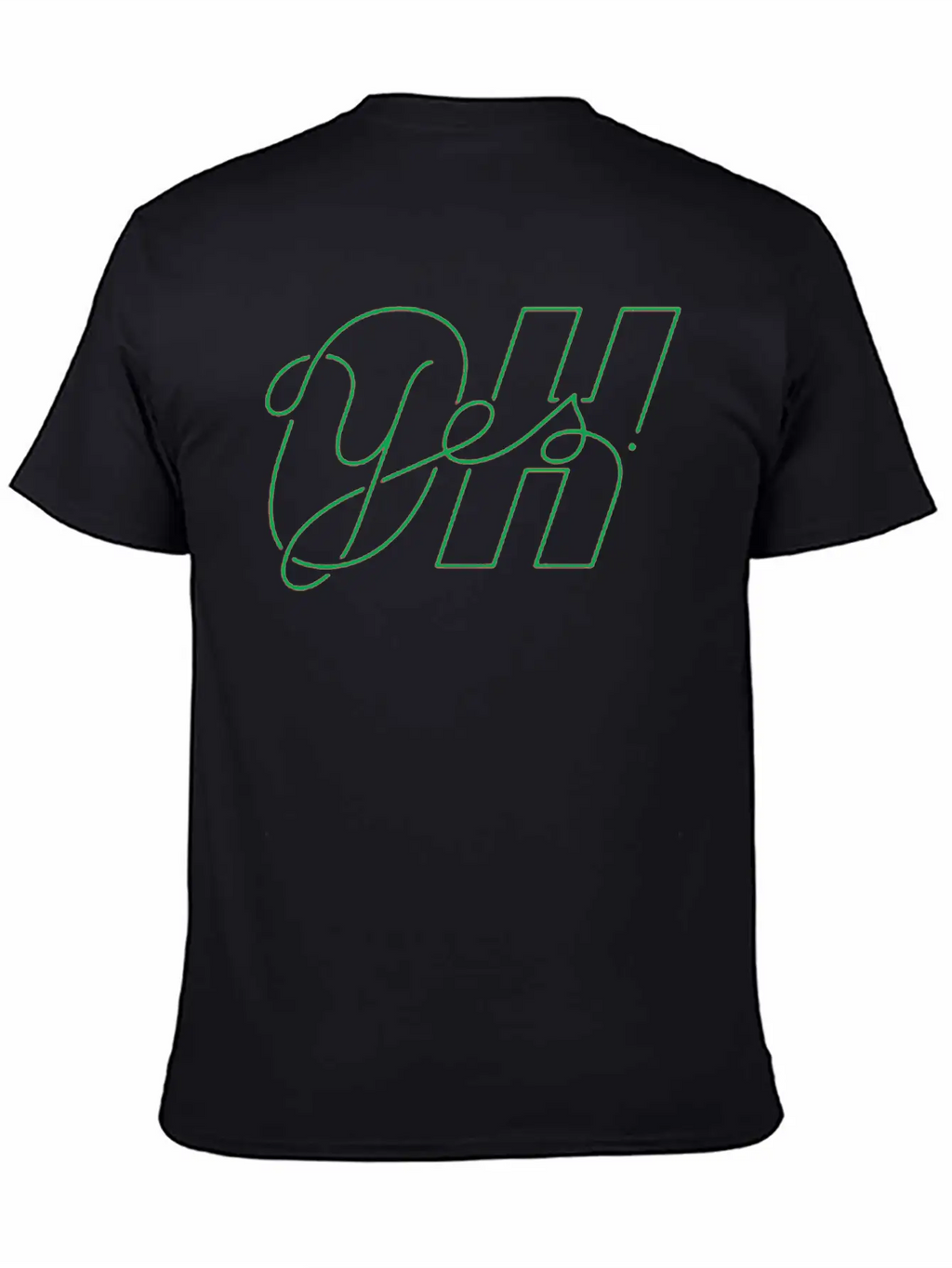 Oh Yes Title Of Creativity Calligraphy Text Arts Classic Cotton Tee – Unisex Comfort For Any Season