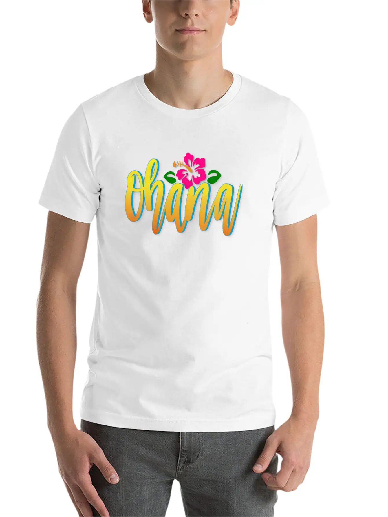 OHANA Breathable Graphic T-Shirt – Perfect For Casual Days