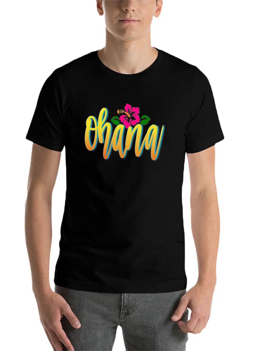 OHANA Breathable Graphic T-Shirt – Perfect For Casual Days