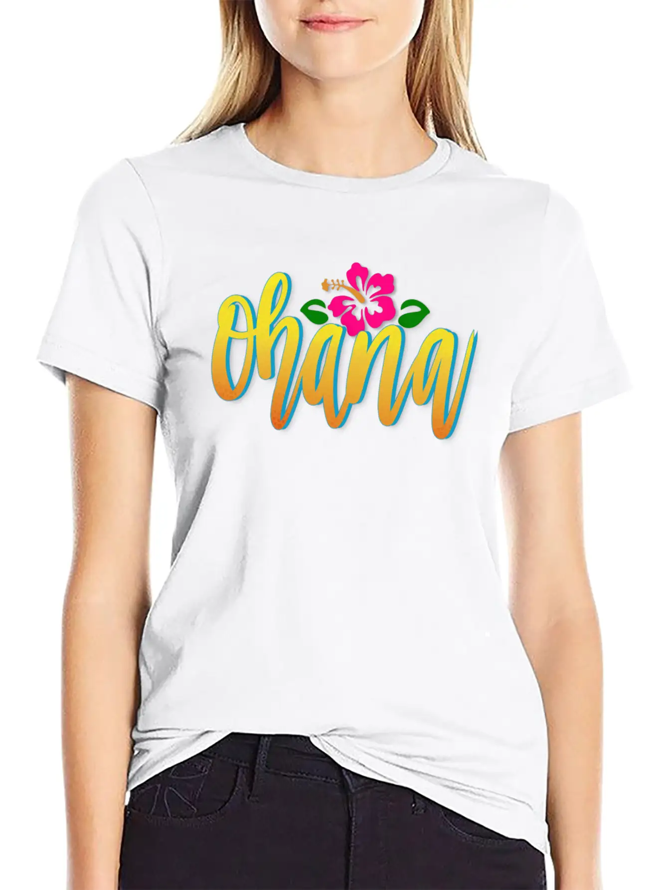 OHANA Breathable Graphic T-Shirt – Perfect For Casual Days
