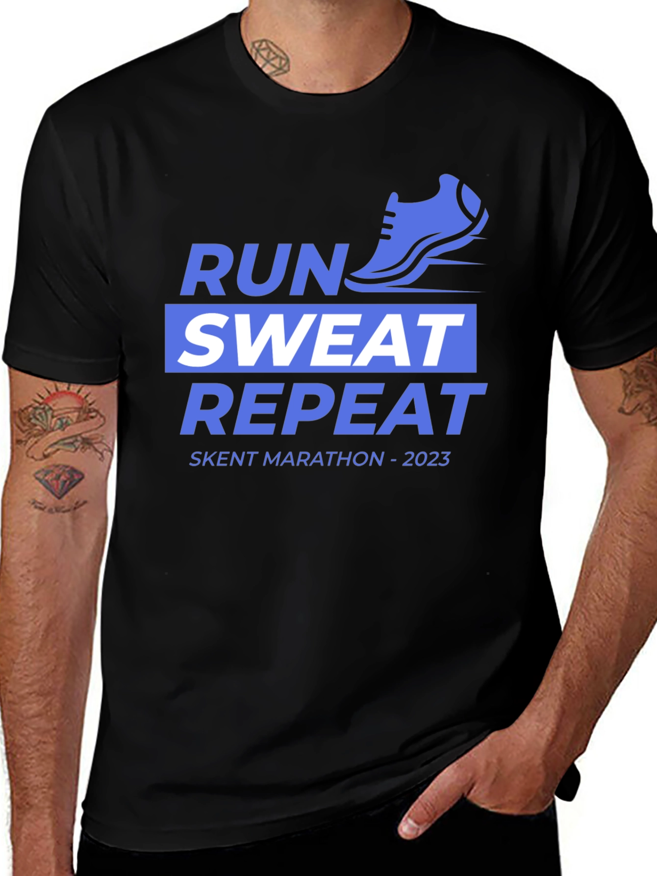 Run Sweat Repeat Marathon T-Shirt