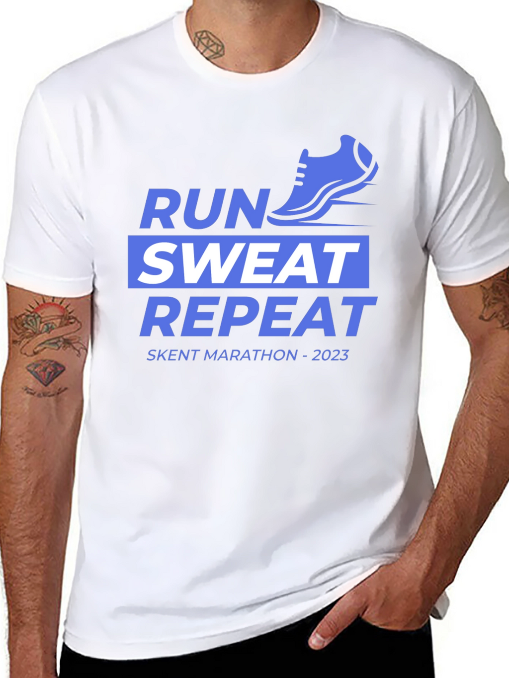 Run Sweat Repeat Marathon T-Shirt