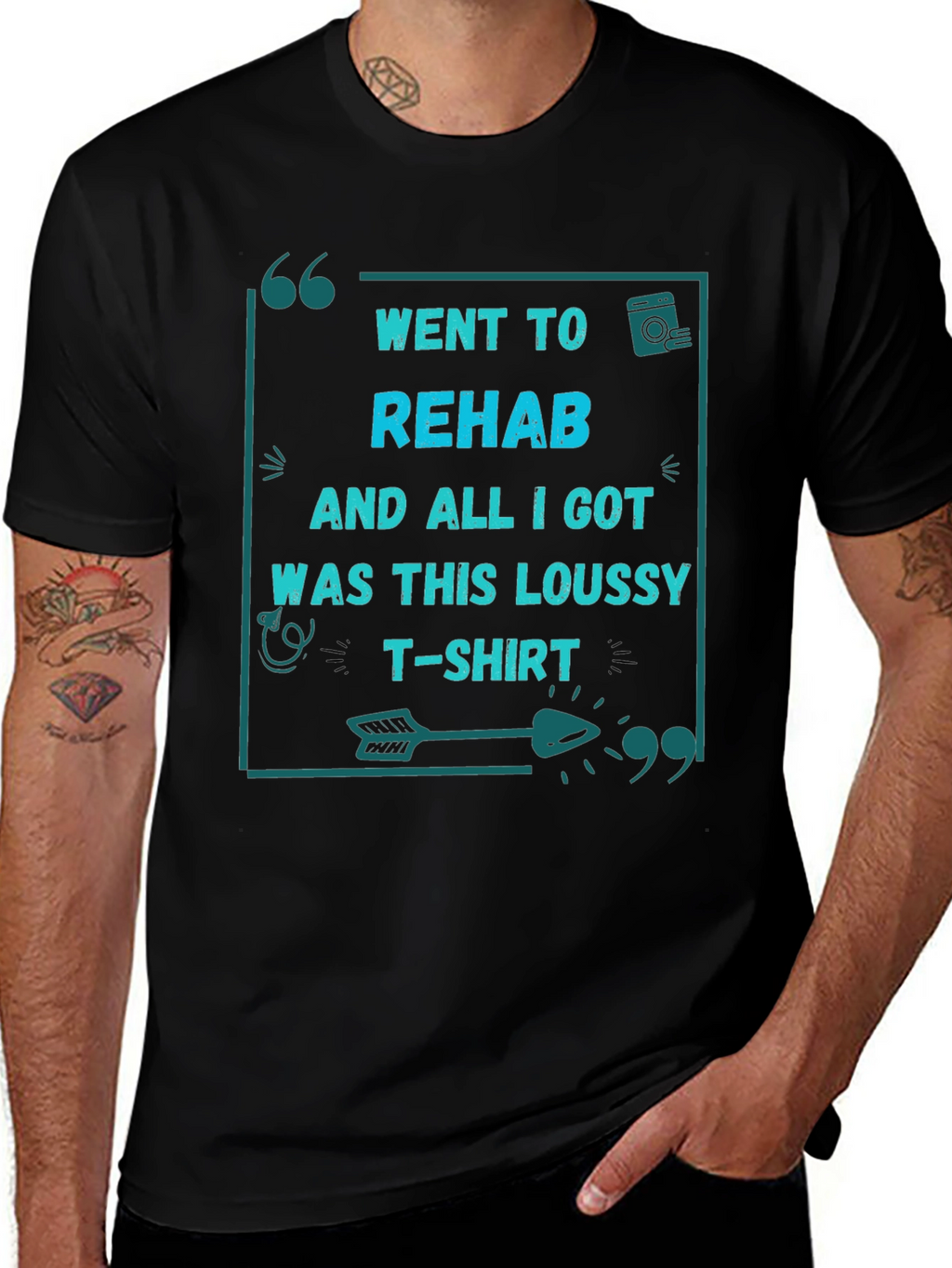 Went to Rehab T-Shirt - Funny Sarcastic Tee