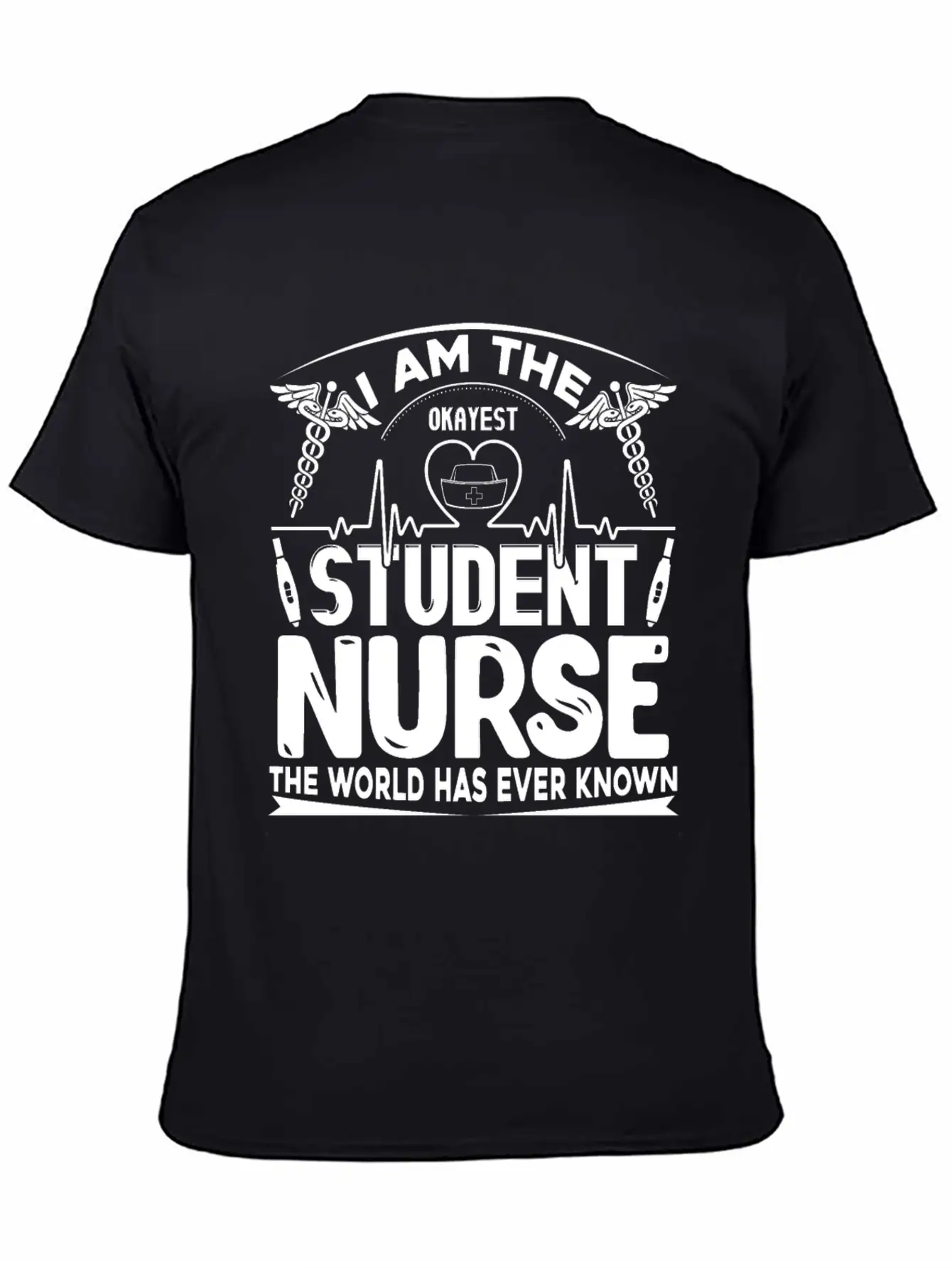 Okayest Student Nurse Shirt Essential Cotton Tee For Daily Outfits – Unisex Style