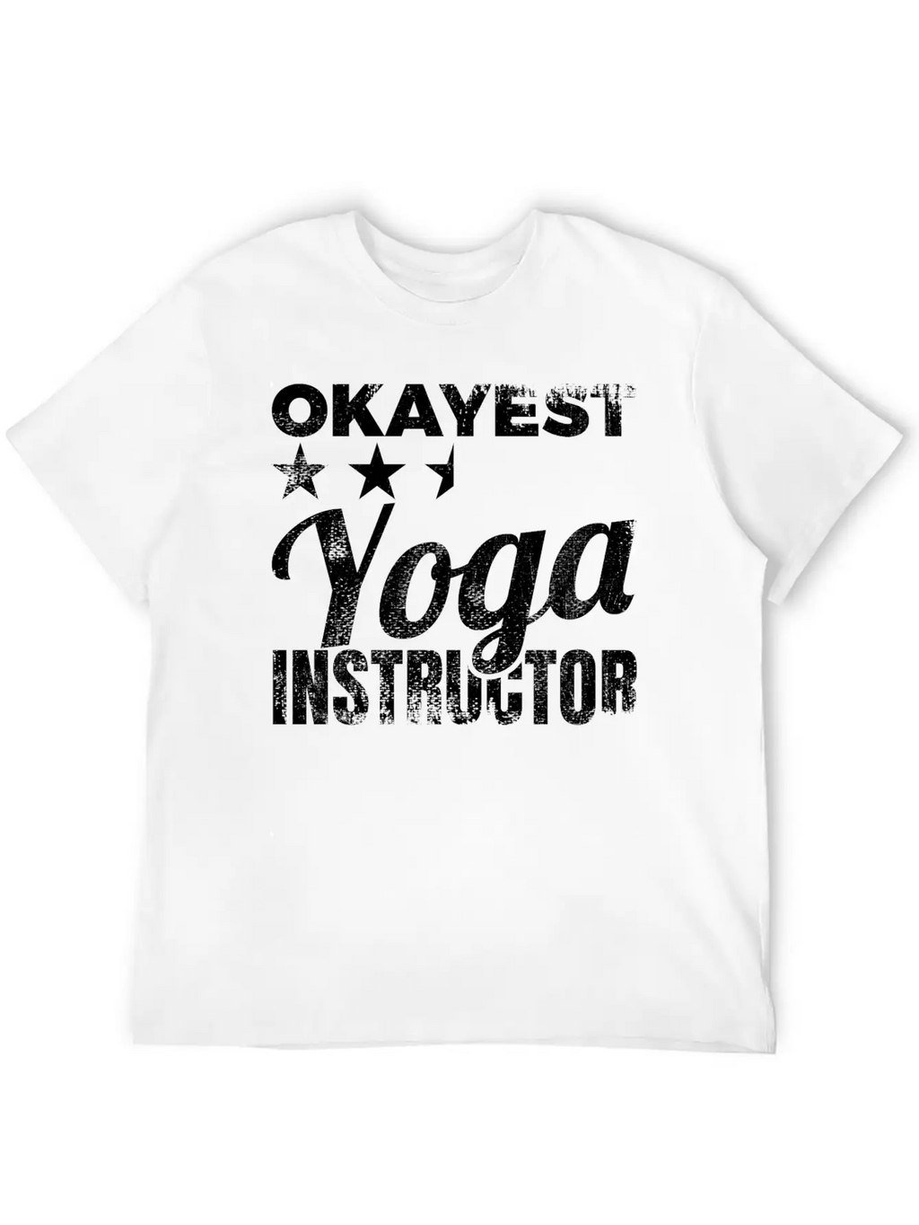 Okayest Yoga Teacher Timeless Short Sleeve Tee – Comfy And Minimalist Design