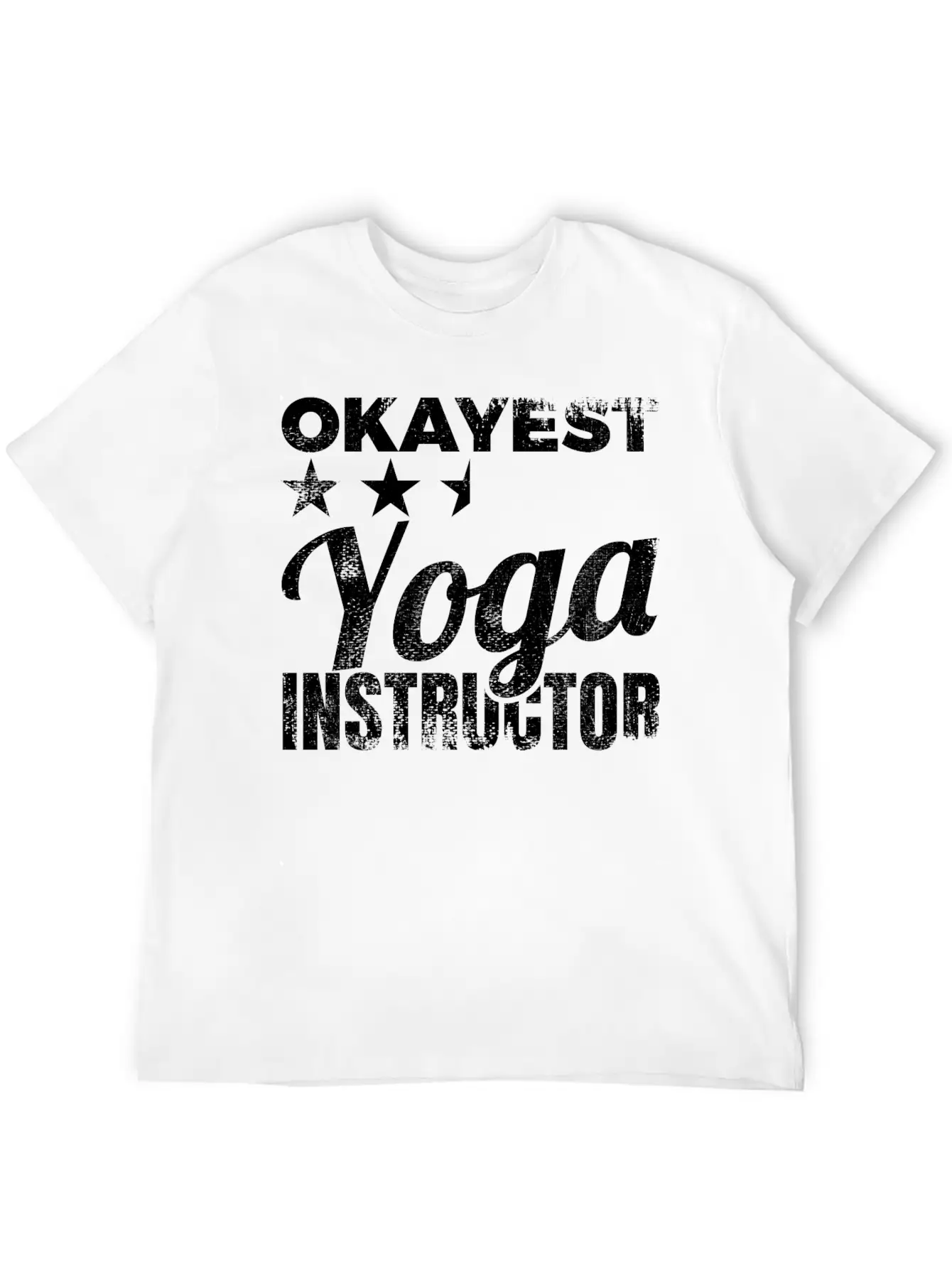 Okayest Yoga Teacher Timeless Short Sleeve Tee – Comfy And Minimalist Design