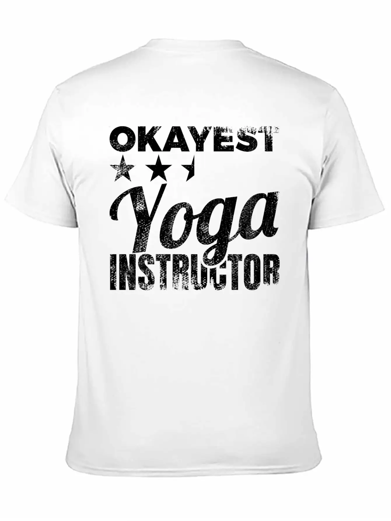 Okayest Yoga Teacher Timeless Short Sleeve Tee – Comfy And Minimalist Design