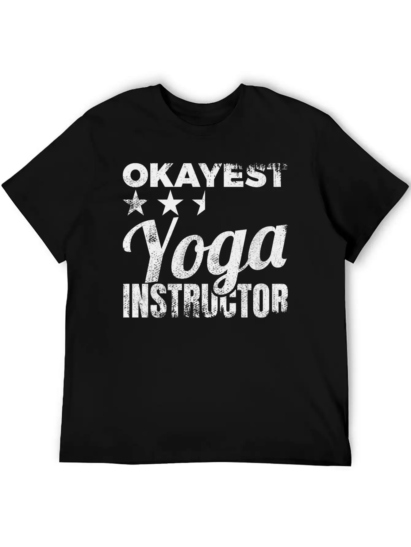 Okayest Yoga Teacher Timeless Short Sleeve Tee – Comfy And Minimalist Design
