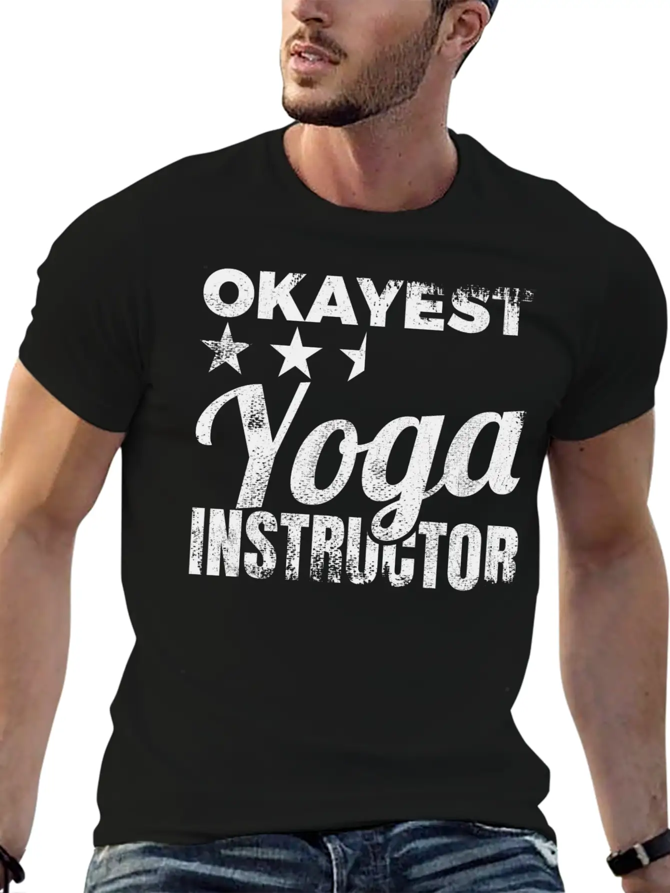 Okayest Yoga Teacher Timeless Short Sleeve Tee – Comfy And Minimalist Design