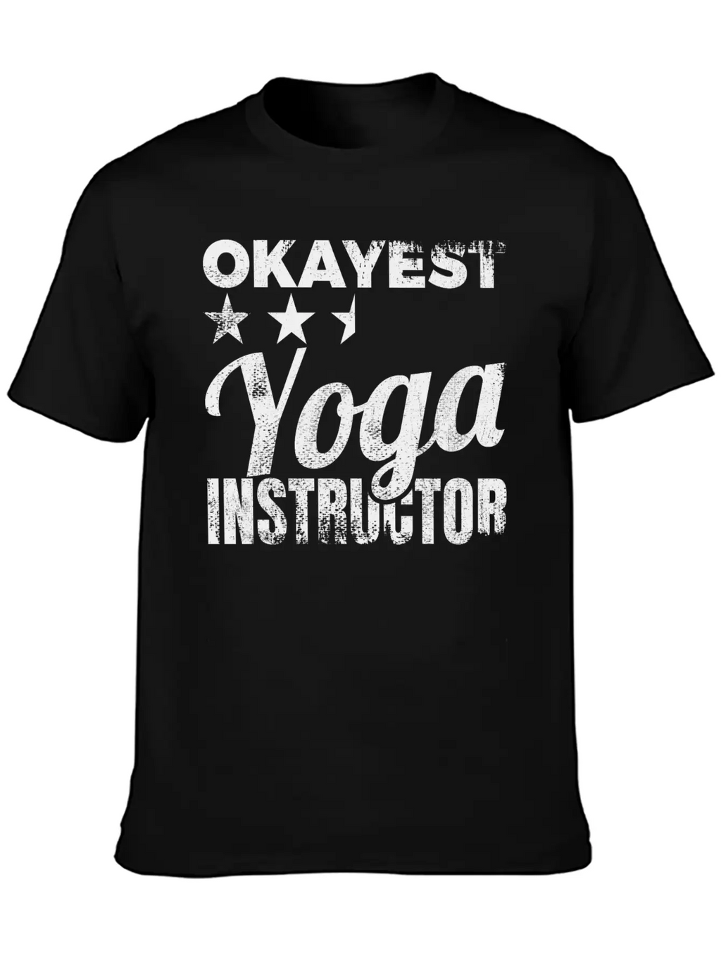 Okayest Yoga Teacher Timeless Short Sleeve Tee – Comfy And Minimalist Design
