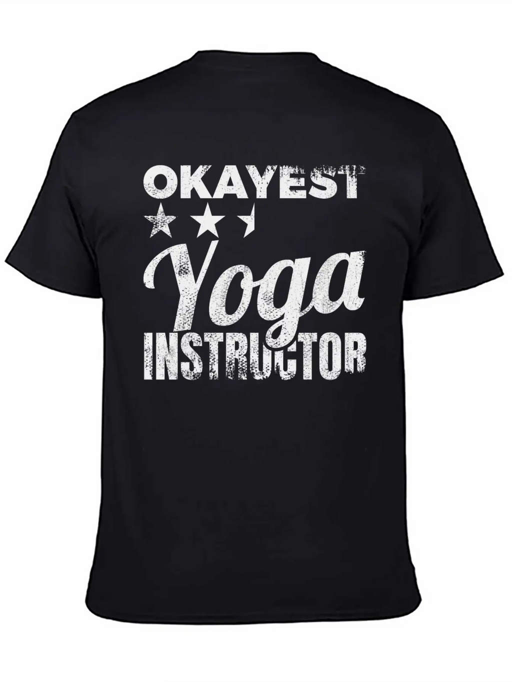 Okayest Yoga Teacher Timeless Short Sleeve Tee – Comfy And Minimalist Design