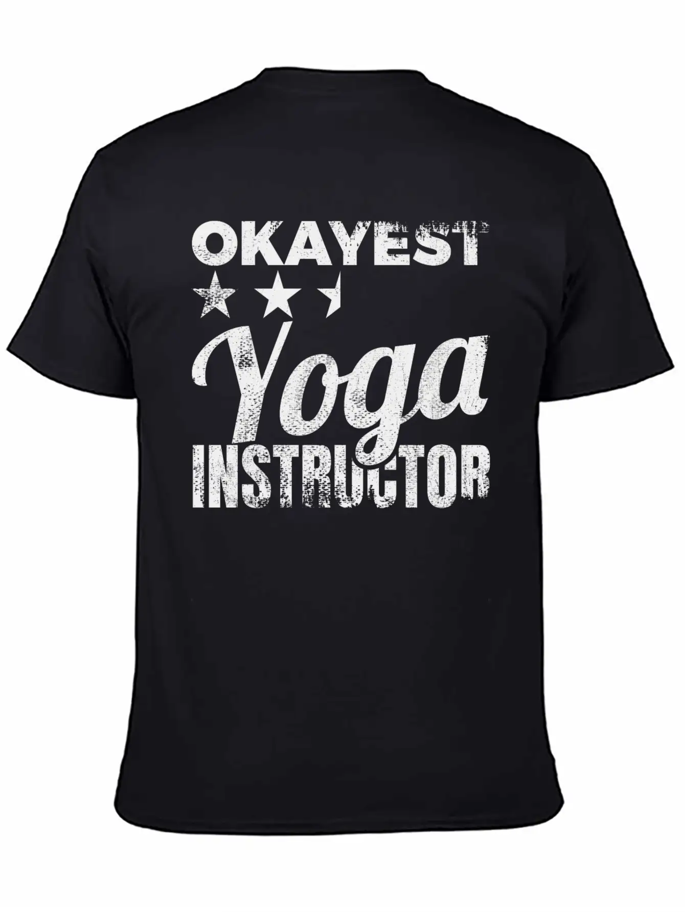 Okayest Yoga Teacher Timeless Short Sleeve Tee – Comfy And Minimalist Design