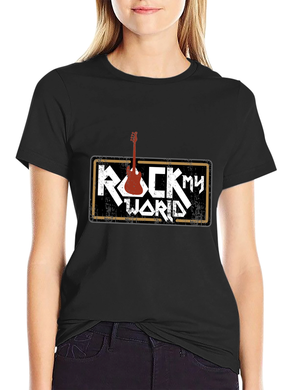 Rock My World Graphic Tee - Music T-Shirt