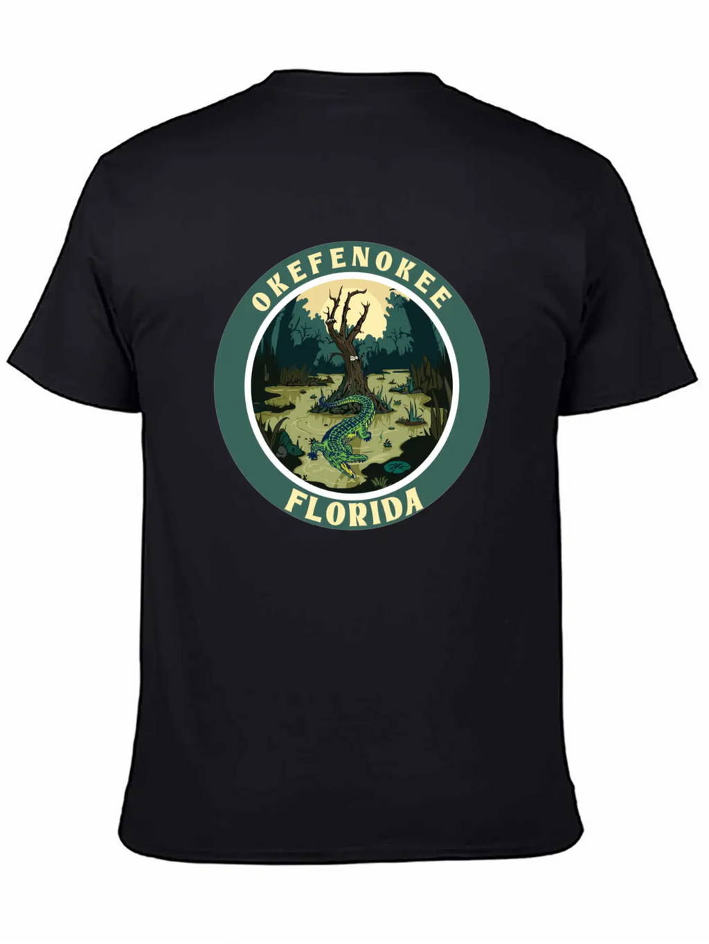 OKEFENOKEE FLORIDA Stylish Everyday T-Shirt – Unisex Basic Cotton Tee