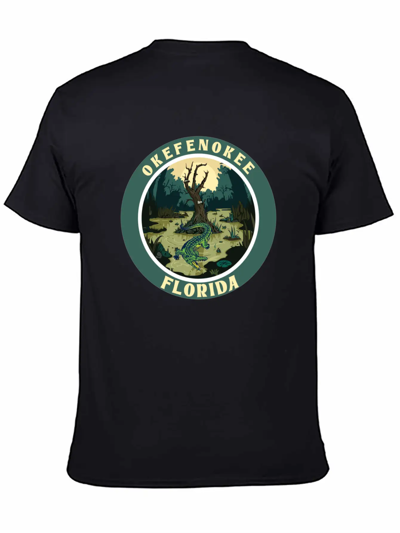 OKEFENOKEE FLORIDA Stylish Everyday T-Shirt – Unisex Basic Cotton Tee